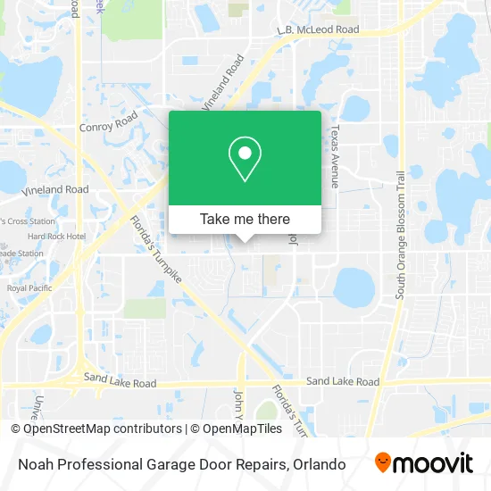 Noah Professional Garage Door Repairs map