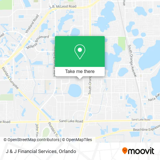 Mapa de J & J Financial Services