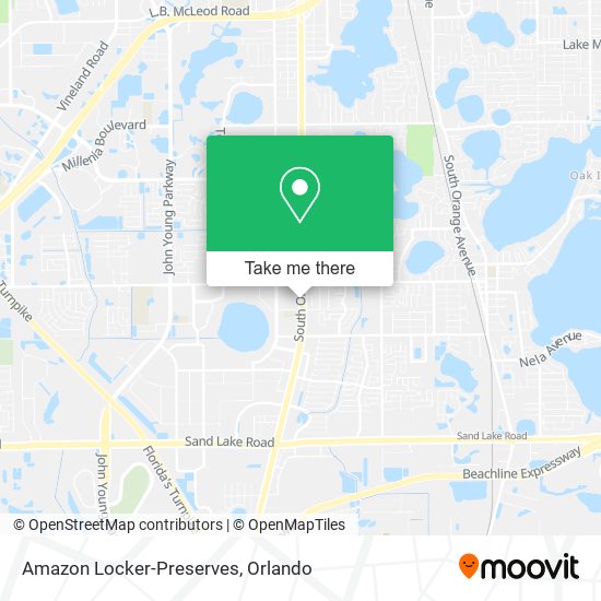 Amazon Locker-Preserves map