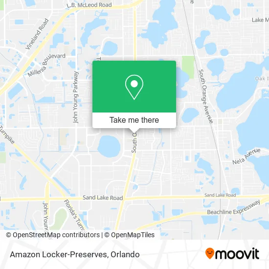 Mapa de Amazon Locker-Preserves