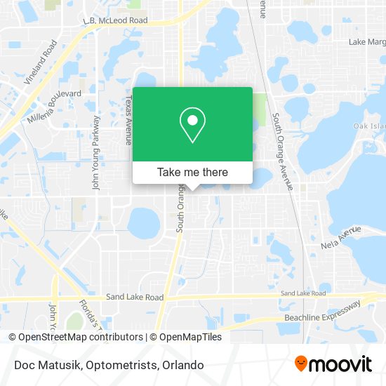 Doc Matusik, Optometrists map
