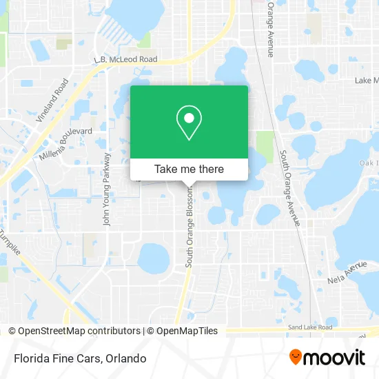 Mapa de Florida Fine Cars