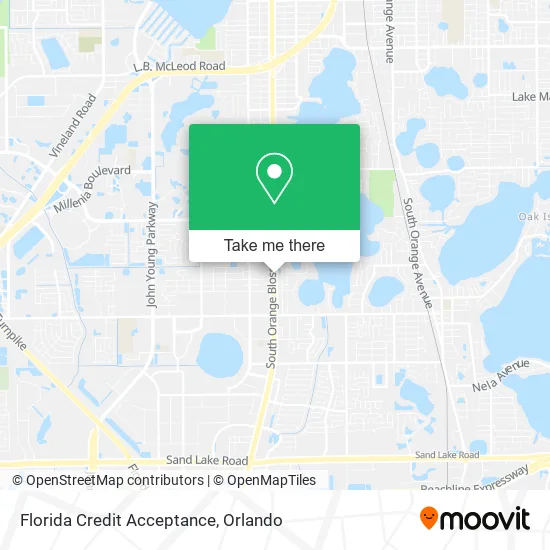 Mapa de Florida Credit Acceptance