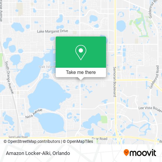 Mapa de Amazon Locker-Alki