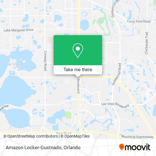 Mapa de Amazon Locker-Gustnado