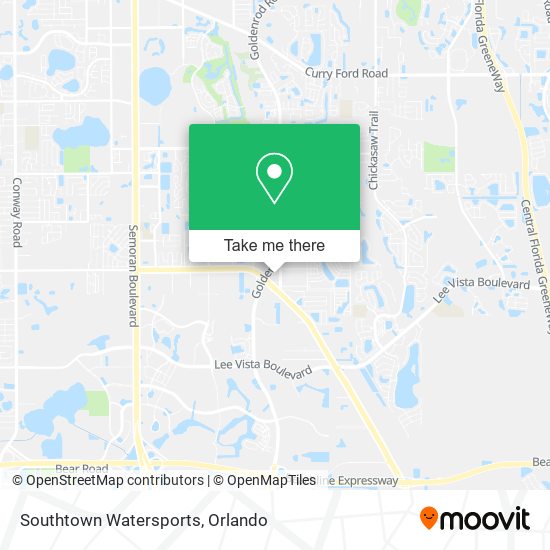 Southtown Watersports map