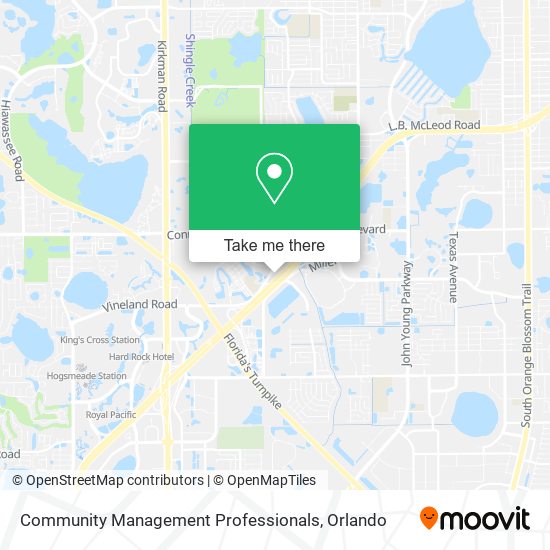 Community Management Professionals map