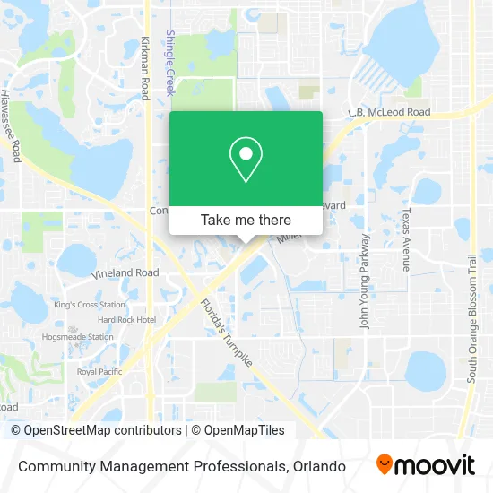 Community Management Professionals map