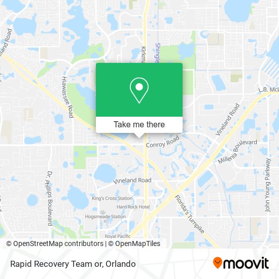 Rapid Recovery Team or map