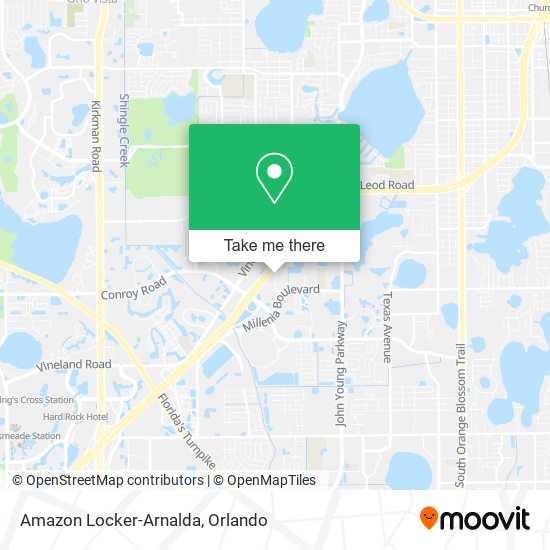 Mapa de Amazon Locker-Arnalda