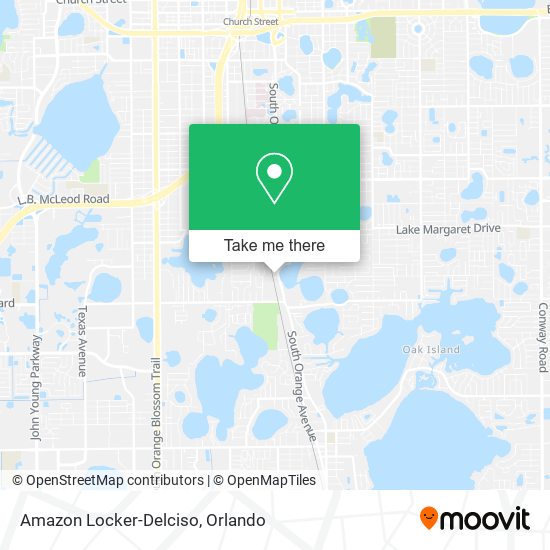 Amazon Locker-Delciso map