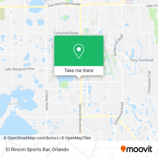 El Rincon Sports Bar map