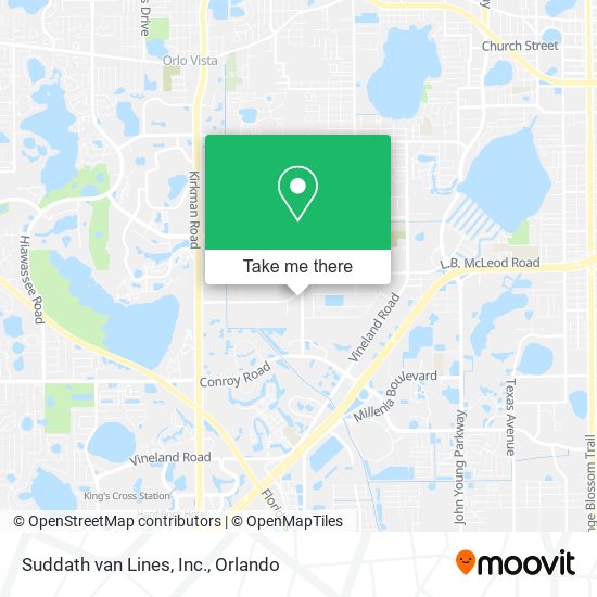 Mapa de Suddath van Lines, Inc.