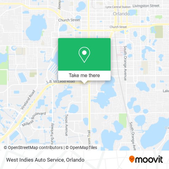 Mapa de West Indies Auto Service