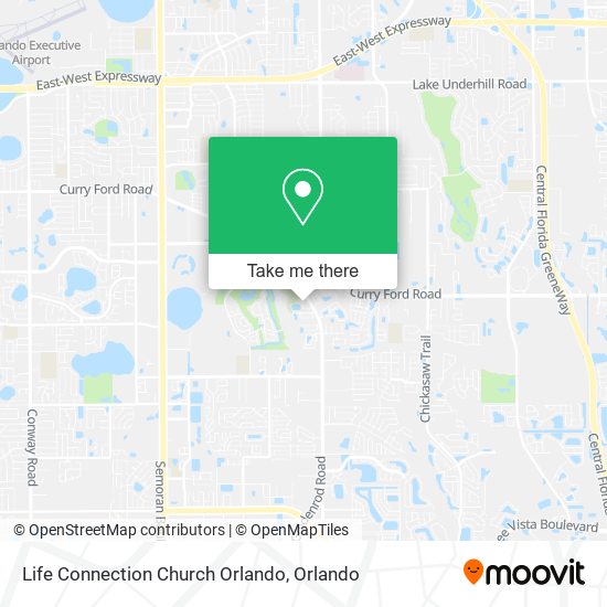 Life Connection Church Orlando map