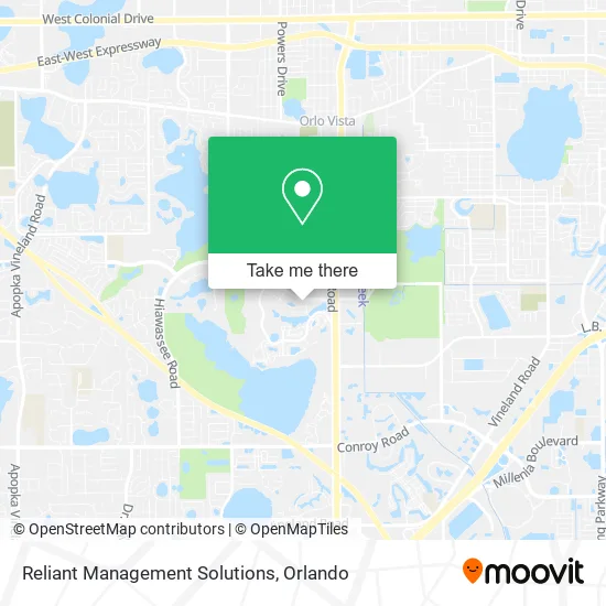 Reliant Management Solutions map