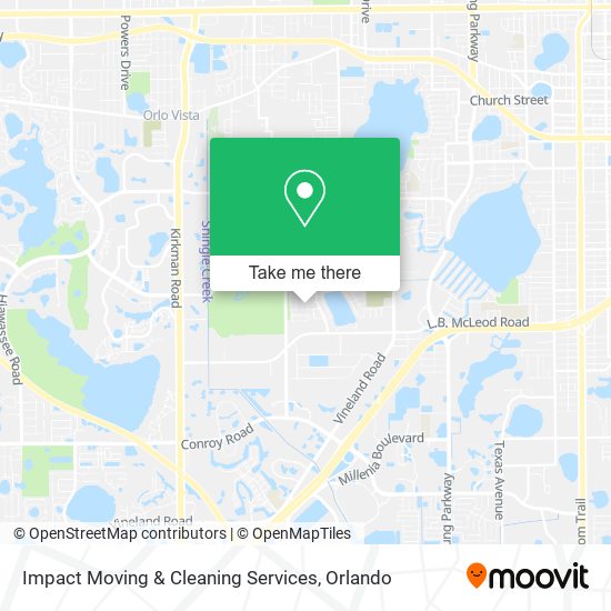 Impact Moving & Cleaning Services map
