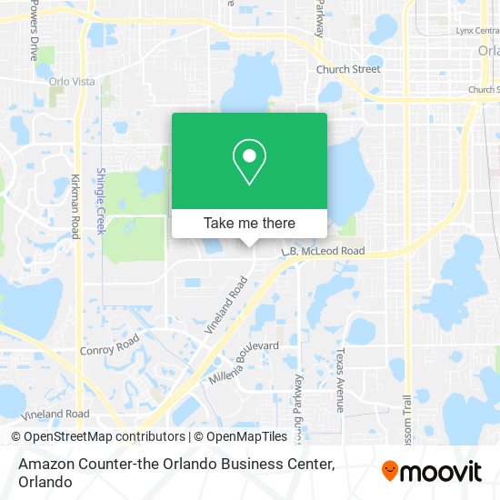 Amazon Counter-the Orlando Business Center map