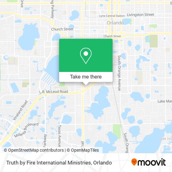 Mapa de Truth by Fire International Ministries