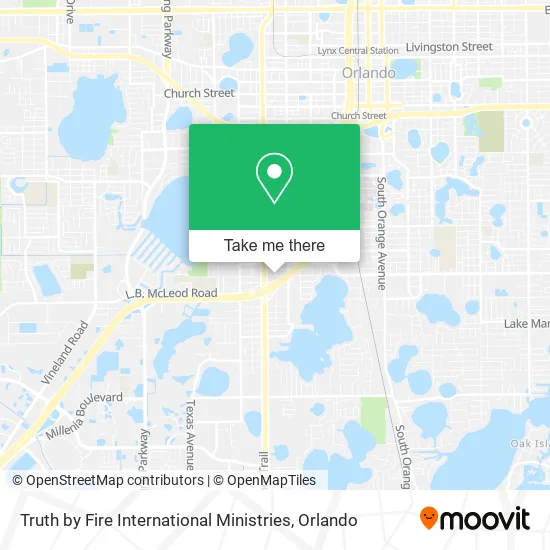 Mapa de Truth by Fire International Ministries