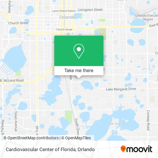 Mapa de Cardiovascular Center of Florida