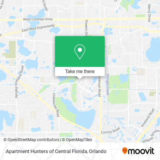 Apartment Hunters of Central Florida map