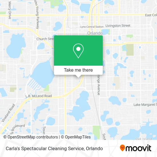 Carla's Spectacular Cleaning Service map
