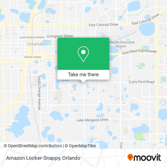 Amazon Locker-Snappy map