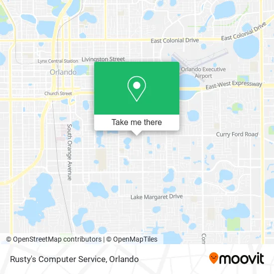 Mapa de Rusty's Computer Service