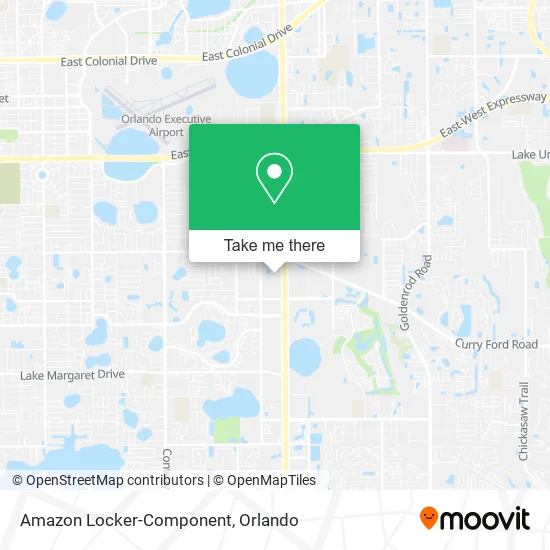 Mapa de Amazon Locker-Component