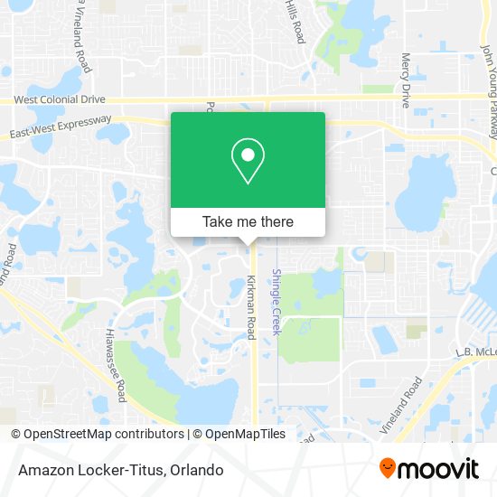 Amazon Locker-Titus map