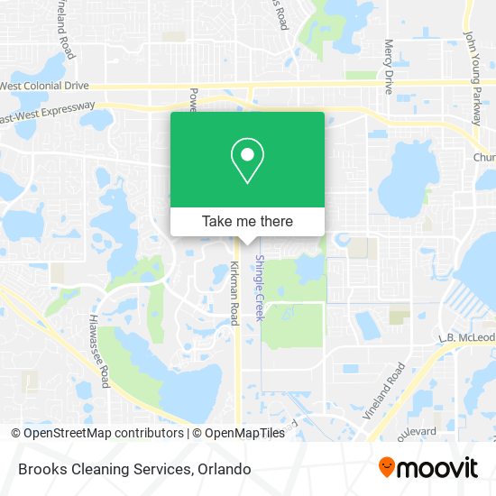 Brooks Cleaning Services map