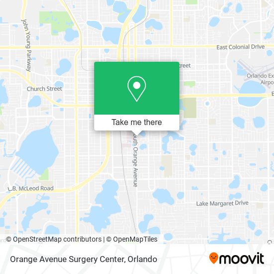 Mapa de Orange Avenue Surgery Center