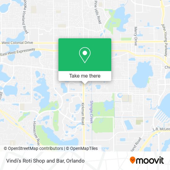 Vindi's Roti Shop and Bar map
