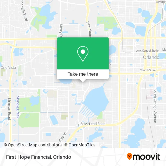 First Hope Financial map