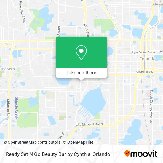 Mapa de Ready Set N Go Beauty Bar by Cynthia