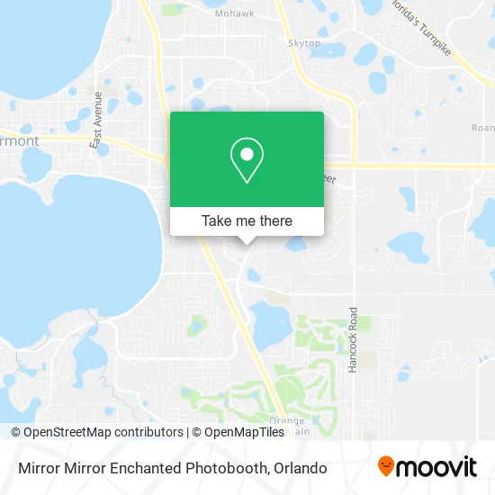 Mirror Mirror Enchanted Photobooth map