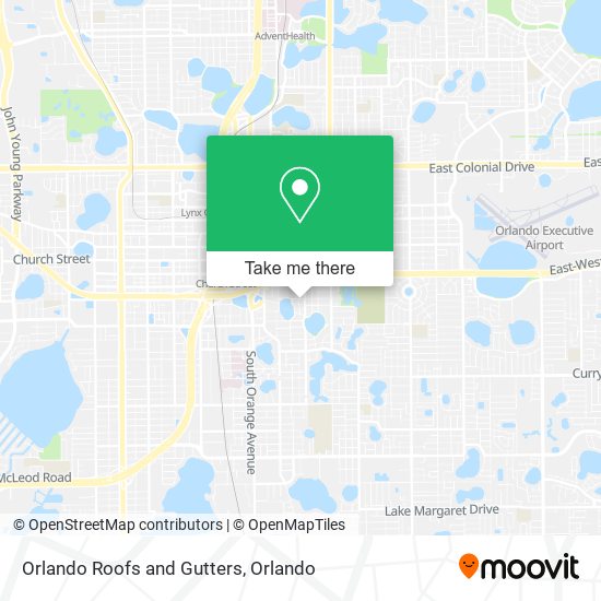 Orlando Roofs and Gutters map