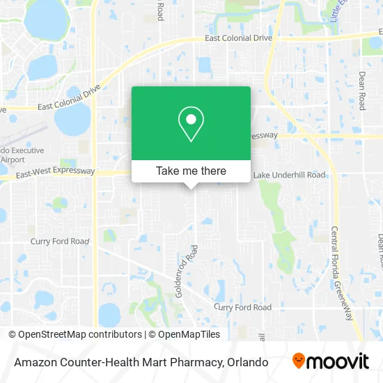 Mapa de Amazon Counter-Health Mart Pharmacy