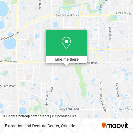 Extraction and Denture Center map