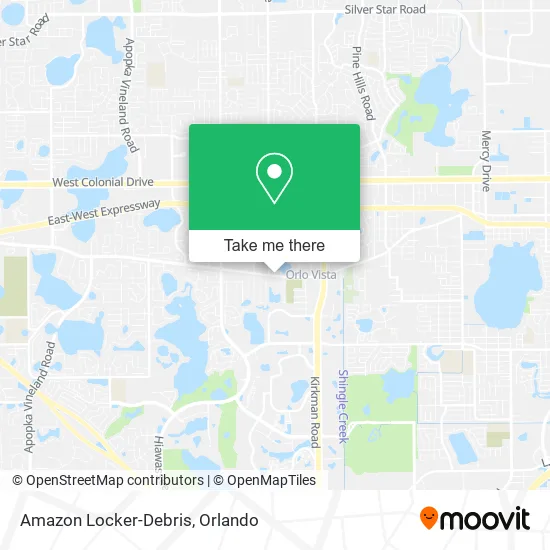 Mapa de Amazon Locker-Debris