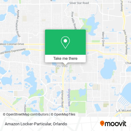 Amazon Locker-Particular map