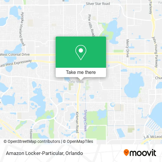 Mapa de Amazon Locker-Particular