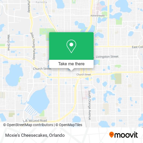 Mapa de Moxie's Cheesecakes