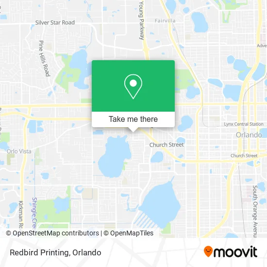 Redbird Printing map