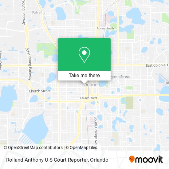 Rolland Anthony U S Court Reporter map