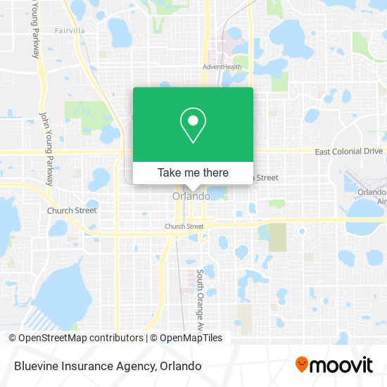 Mapa de Bluevine Insurance Agency