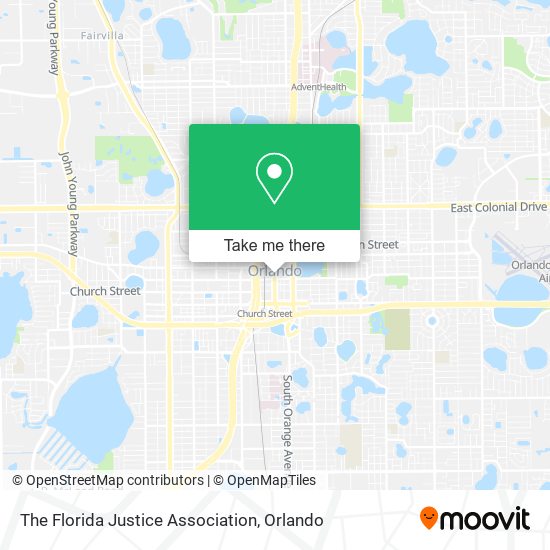 The Florida Justice Association map