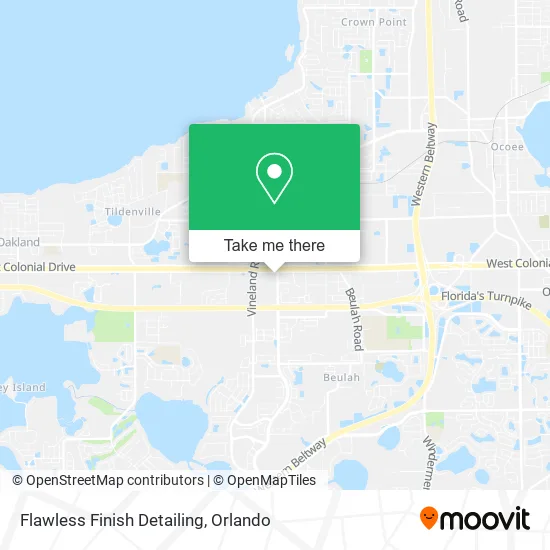 Flawless Finish Detailing map