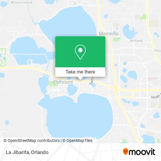 La Jibarita map